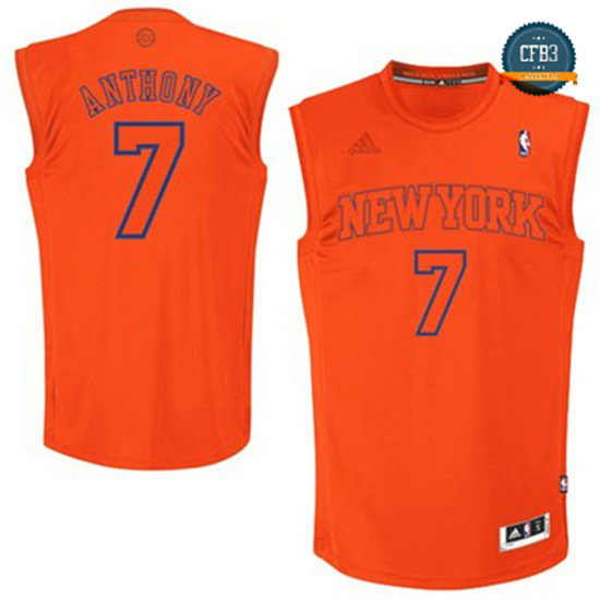 cfb3 camisetas Carmelo Anthony, New York Knicks [Naranja]