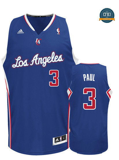 cfb3 camisetas Chris Paul, Los Angeles Clippers [Azul]