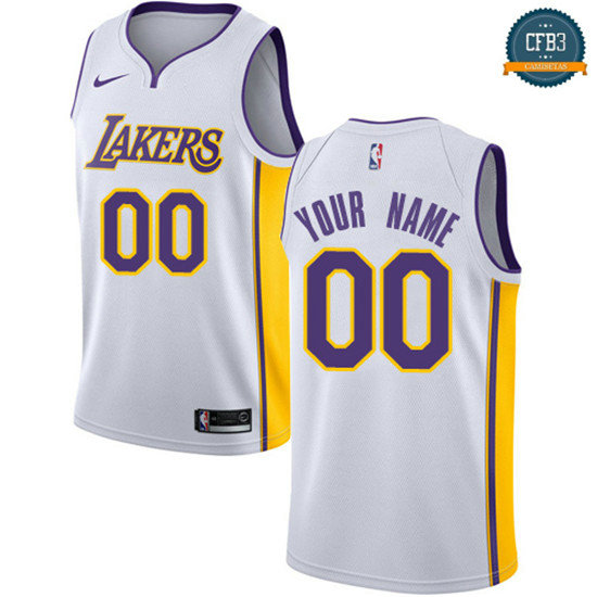 cfb3 camisetas Custom, Los Angeles Lakers - Association