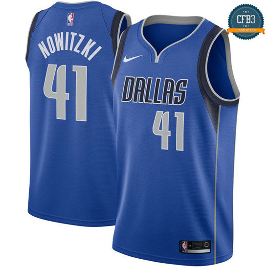 cfb3 camisetas Dirk Nowitzki, Dallas Mavericks - Icon