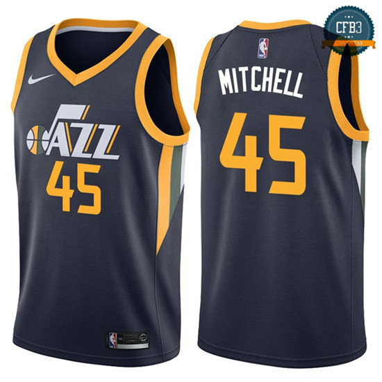 cfb3 camisetas Donovan Mitchell, Utah Jazz - Icon