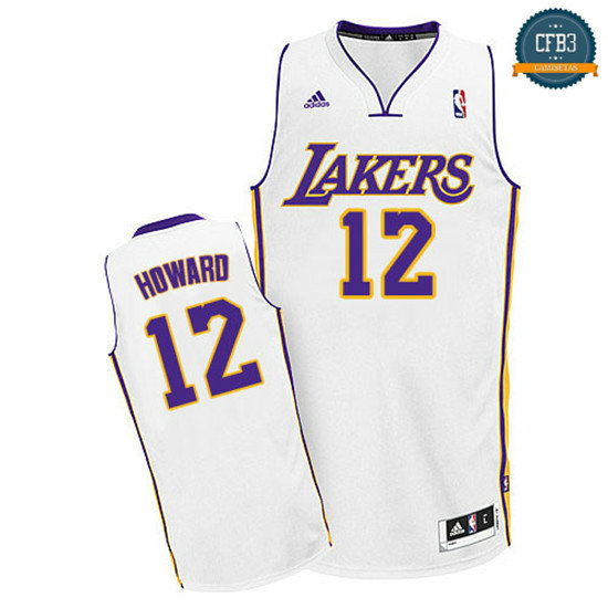 cfb3 camisetas Dwight Howard, Los Angeles Lakers [Blanco]