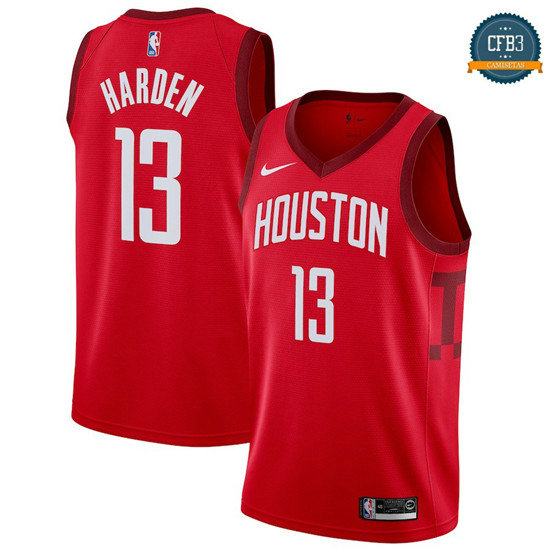 cfb3 camisetas James Harden, Houston Rockets 2018/19 - Earned Edition