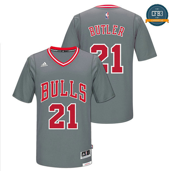 cfb3 camisetas Jimmy Butler, Chicago Bulls [Gray Pride]