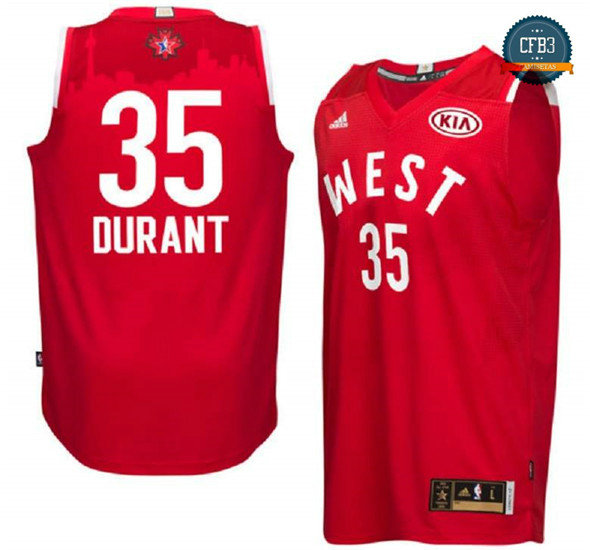 cfb3 camisetas Kevin Durant, All-Star 2016