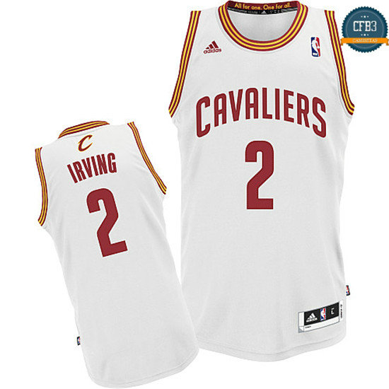 cfb3 camisetas Kyrie Irving, Cleveland Cavaliers [Blanco]