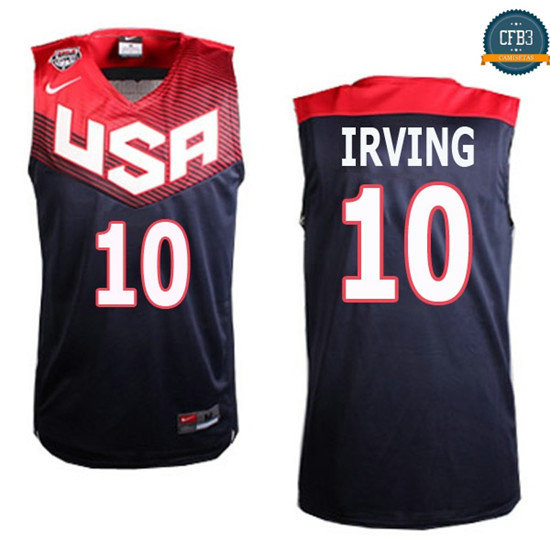 cfb3 camisetas Kyrie Irving, USA 2014 - Azul