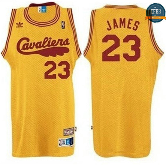 cfb3 camisetas LeBron James, Cleveland Cavaliers [RETRO]