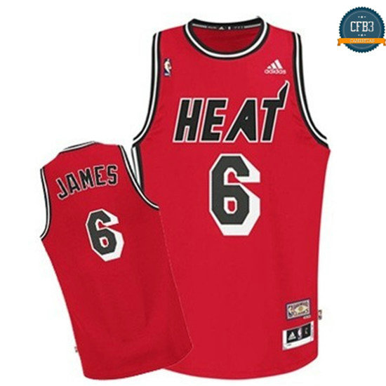 cfb3 camisetas Lebron James, Miami Heat [RETRO]