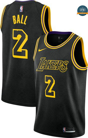 cfb3 camisetas Lonzo Ball, Los Angeles Lakers - City Edition
