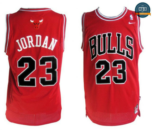 cfb3 camisetas Michael Jordan, Chicago Bulls [Roja II]