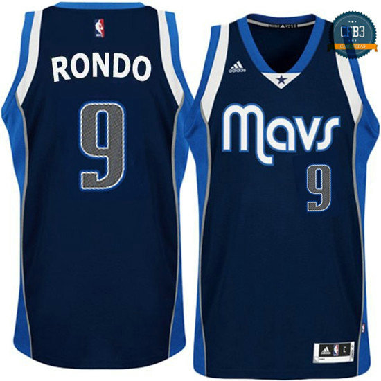 cfb3 camisetas Rajon Rondo, Dallas Mavericks - Azul