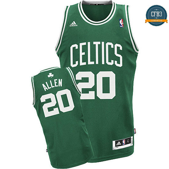 cfb3 camisetas Ray Allen Boston Celtics [Verde y blanca]