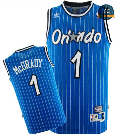 cfb3 camisetas Tracy McGrady, Orlando Magic [Azul]