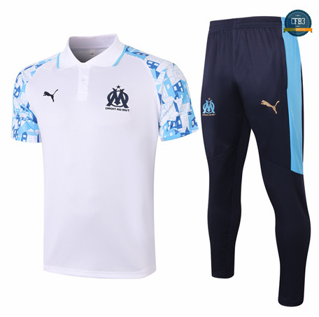 Cfb3 Camiseta Entrenamiento Marsella POLO + Pantalones Blanco 2020/2021