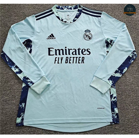 Cfb3 Camiseta Real Madrid Portero Manga Larga Azul 2020/2021