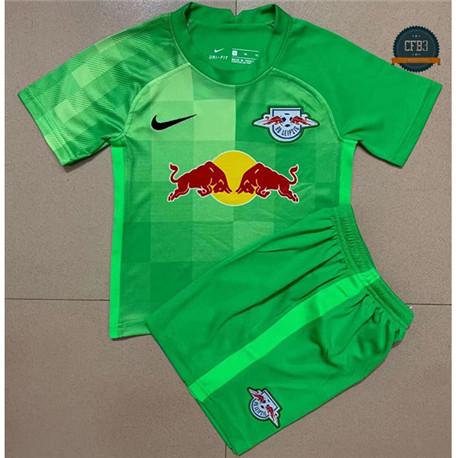 Cfb3 Camisetas RB Leipzig Enfant Portero Equipación Verde 2021/2022