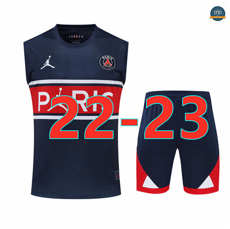 Cfb3 Camiseta Paris PSG Debardeur + Pantalones Equipación Azul 2022/2023