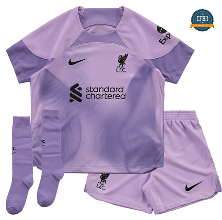 Cfb3 Camiseta Liverpool Niños Portero Violeta 2022/2023