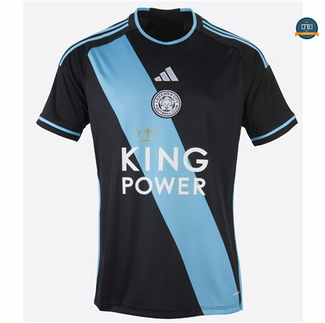 Nuevas Cfb3 Camiseta Leicester City 2ª Equipación Negro 2023/2024