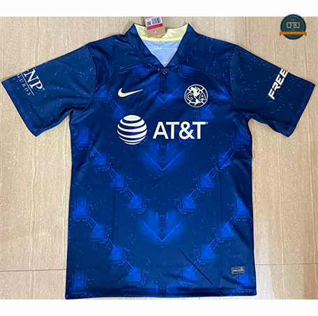 Diseñar Cfb3 Camiseta CF América Equipación Training Azul 2023/2024