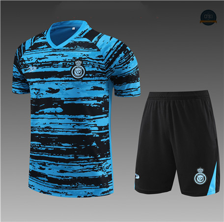 Nuevas Cfb3 Camiseta Entrenamiento Al-Nassr Niño + Pantalones Equipación Azul 2022/2023