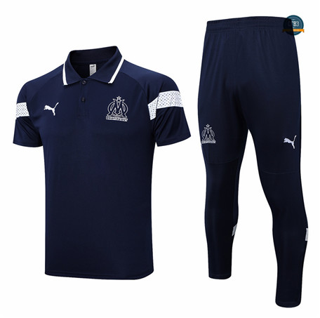 Crear Cfb3 Camiseta Entrenamiento Marsella polo + Pantalones Equipación Azul 2022/2023