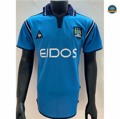 Comprar Cfb3 Camiseta Retro 01-02 Manchester City 1ª Equipación