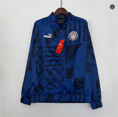 Nuevas Cfb3 Camiseta Rompevientos Manchester City Equipación Azul 2023/2024 replicas