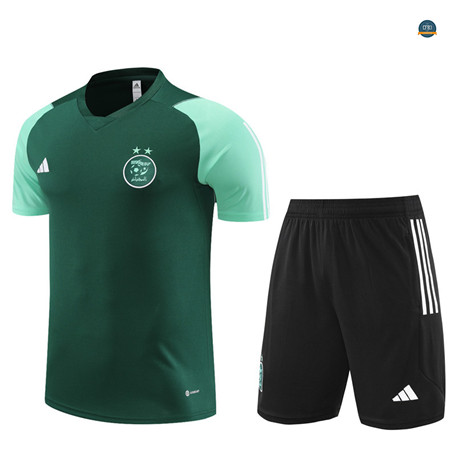 Nuevas Cfb3 Camiseta Entrenamiento Argelia Niño + Pantalones Cortos Equipación Verde 2023/2024 replicas