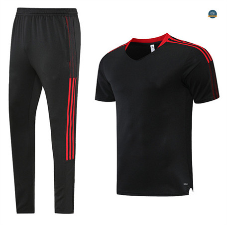 Comprar Cfb3 Camiseta Entrenamiento Manchester United + Pantalones Equipación Negro 2023/2024 baratas