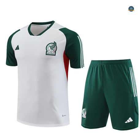 Nuevas Cfb3 Camiseta Entrenamiento Mexico Niño + Pantalones Cortos Equipación Blanco 2023/2024 replicas