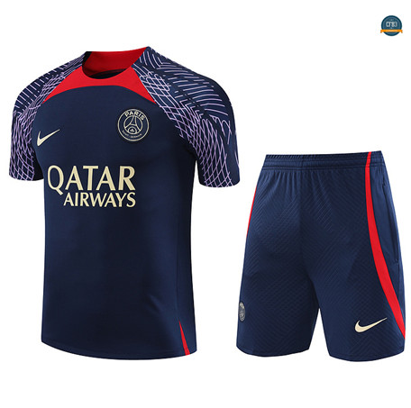 Crear Cfb3 Camiseta Entrenamiento Paris Saint Germain + Pantalones Cortos Equipación Azul 2023/2024 tienda