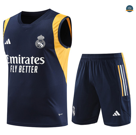 Venta Cfb3 Camiseta Entrenamiento Real Madrid Chaleco Pantalones Equipación Azul 2023/2024 online