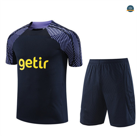 Venta Cfb3 Camiseta Entrenamiento Tottenham Hotspur + Pantalones Cortos Equipación Azul 2023/2024 online
