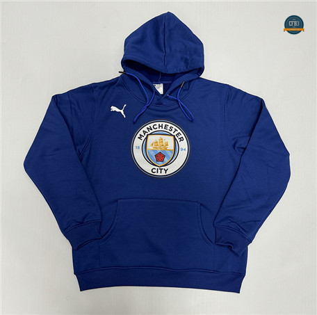 Cfb3 Camisetas Sudadera con Capucha Manchester City Equipación azul 2024/2025