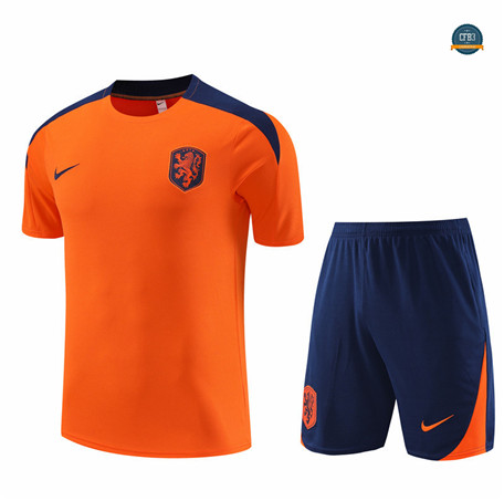 Cfb3 Camiseta Entrenamiento Países Bajos Niño + Pantalón Corto Equipación color naranja 2024/2025