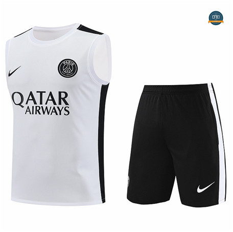 Cfb3 Camiseta Sin Mangs de Entrenamiento Paris Saint Germain Equipación Blanco 2024/2025