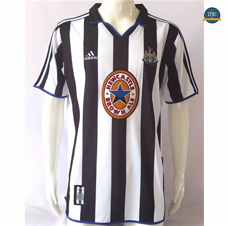 Cfb3 Camiseta Retro 1099-00 Newcastle United 1ª Equipación
