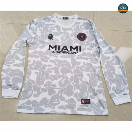 Cfb3 Camiseta Inter Miami Manga Larga gris 2023/2024