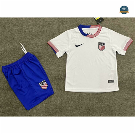 Camiseta futbol USA Niño 1ª Equipación 2024/2025