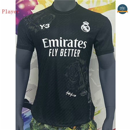 Cfb3 Camiseta Real Madrid Y3 Player Negro 2024/2025