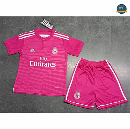 Cfb3 Camisetas Retro 2014-15 Real Madrid Niño 3ª Rosa