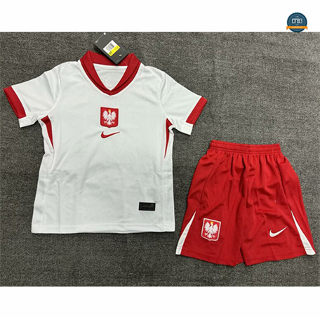 Camiseta Polonia Niño 1ª Equipación 2024/2025