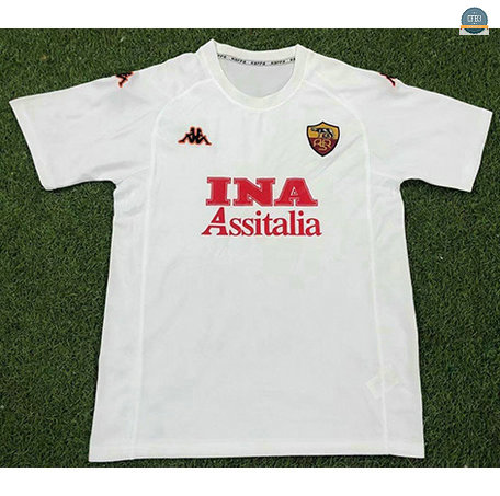 Cfb3 Camisetas Retro 2000-01 AS Roma 2ª Equipación