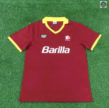 Cfb3 Camiseta Retro 1989-90 AS Roma 1ª Equipación