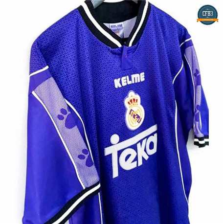 Cfb3 Camisetas Clásico 1997-98 Real Madrid Equipación 2ª