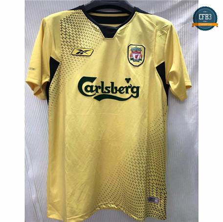 Cfb3 Camiseta Retro 2004-05 Liverpool Amarillo