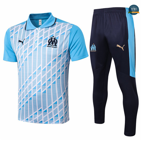 Cfb3 Camiseta Entrenamiento Marsella POLO + Pantalones Azul Claro 2020/2021