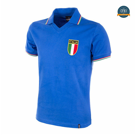 Cfb3 Camiseta Retro 1982 Italia Equipación Azul
